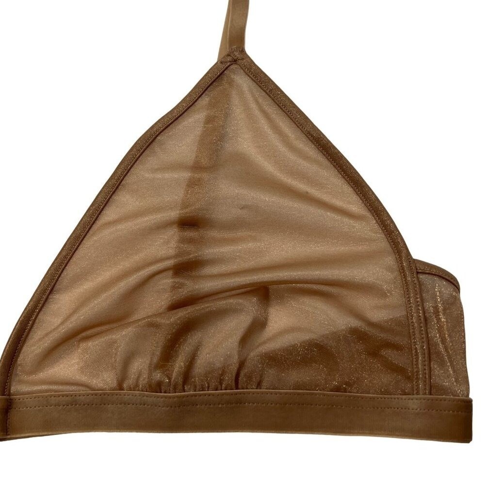 SKIMS Glissenette Triangle Bralette Sienna 3X - Picture 5 of 10